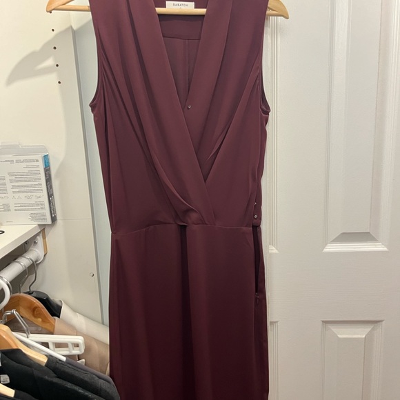 Aritzia Phoenix dress DARK RED - size 0 - Picture 2 of 4